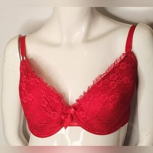 Smart & Sexy Red Lace Bra 40 DD